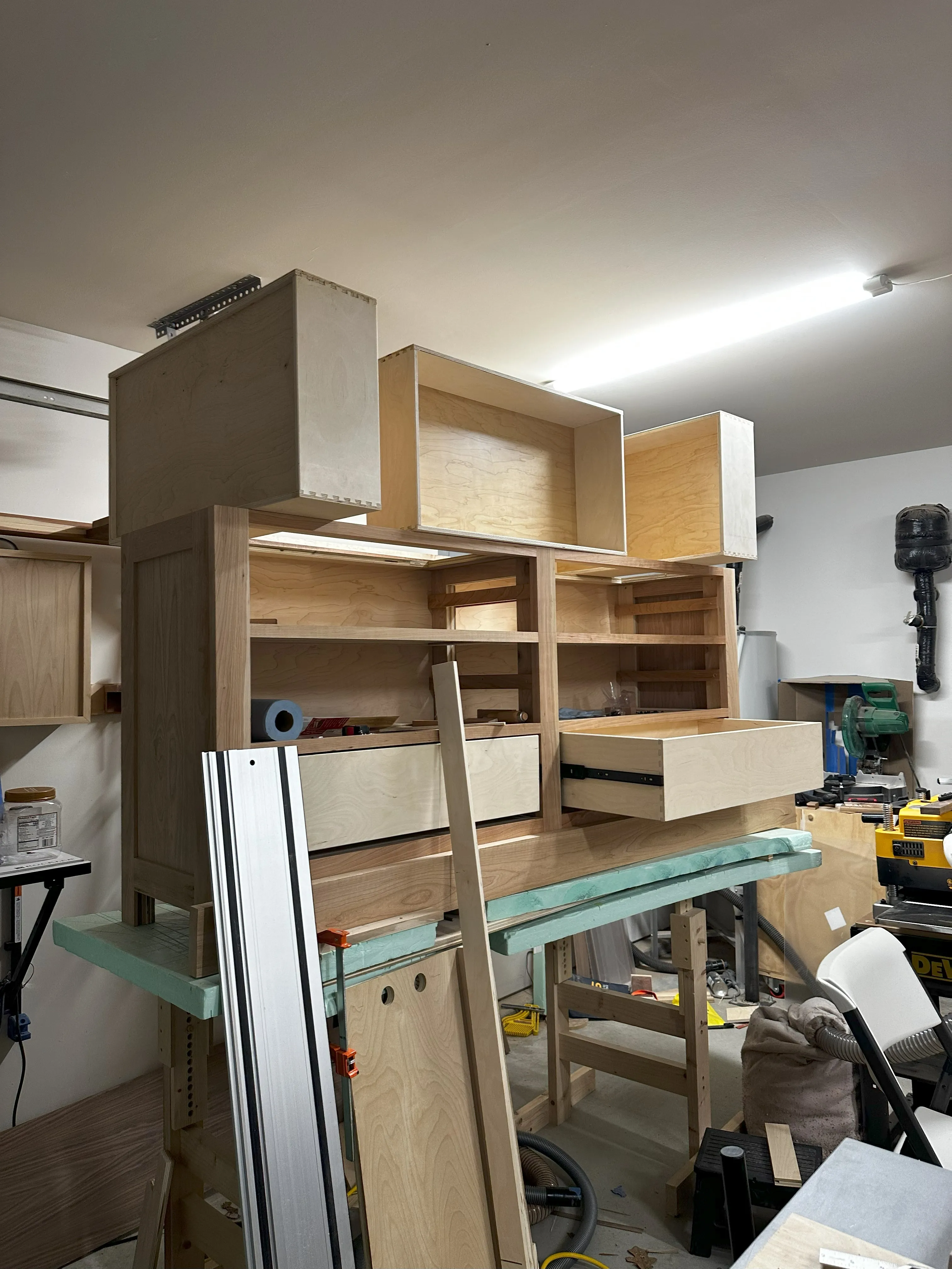 Dresser in progress